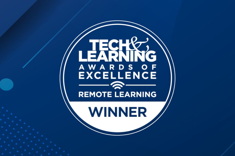 Tech and Learning Awards of Excellence Winner