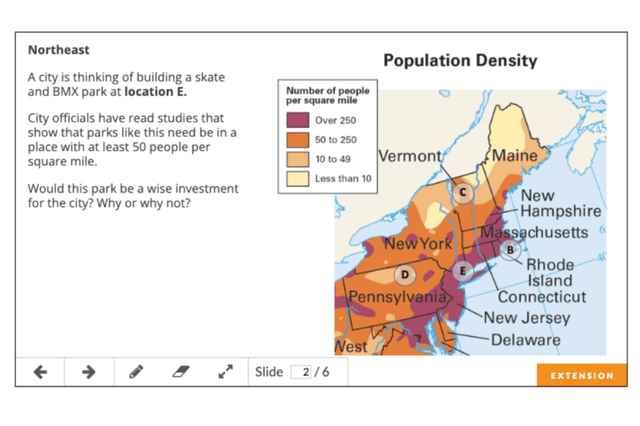 Exploring Regions of Our Country activity